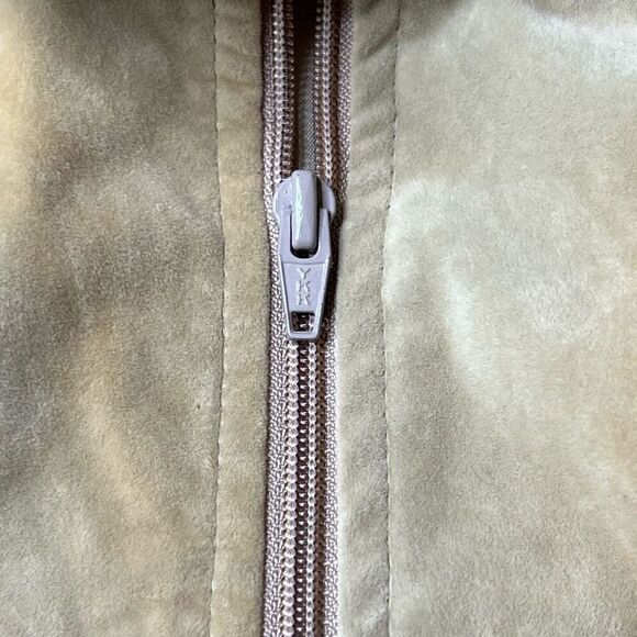 Vintage 60s Fur Sleeve Full Zip Jacket Women’s Medium - Picture 9 of 9